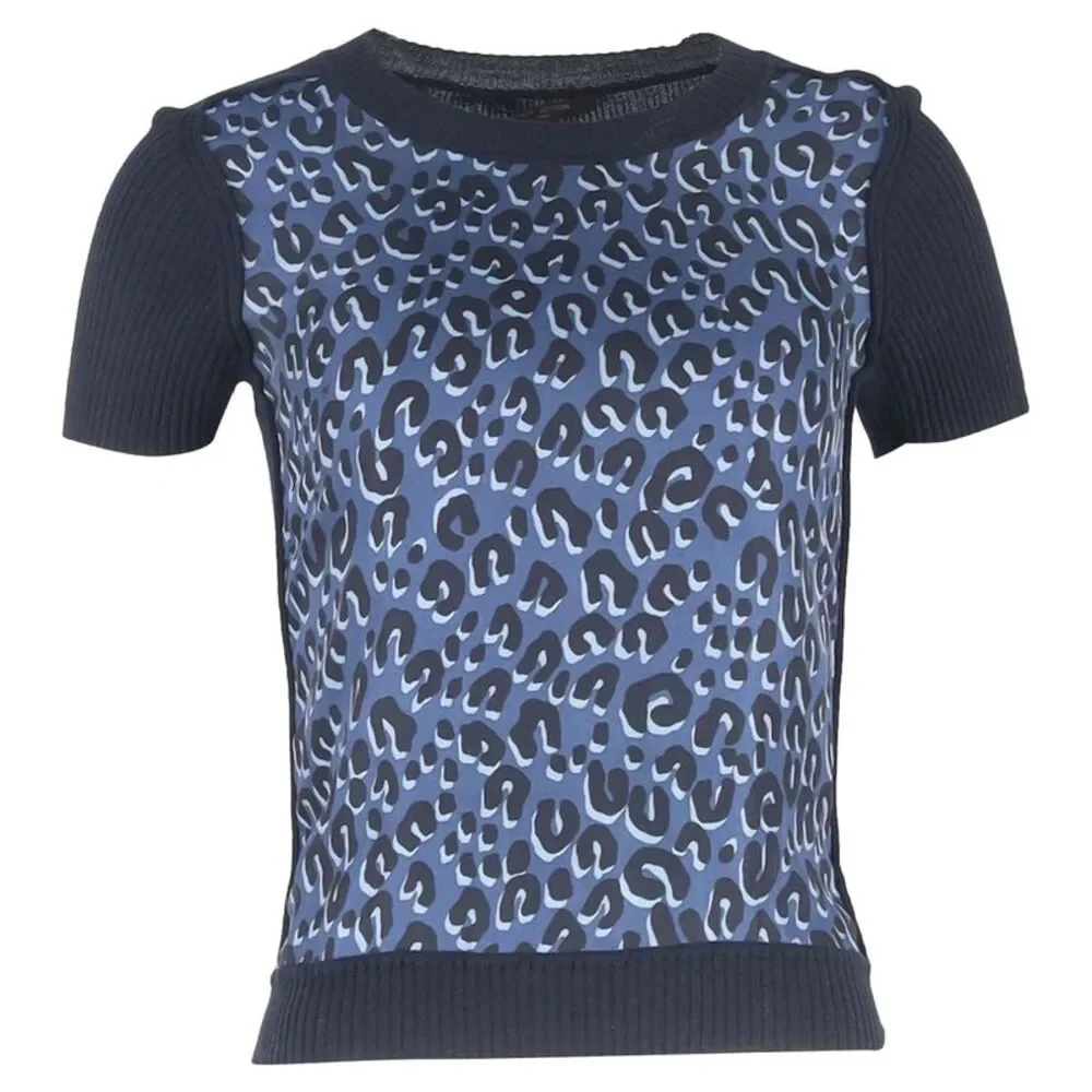Louis Vuitton Printed T-Shirt in Animal Print Wool